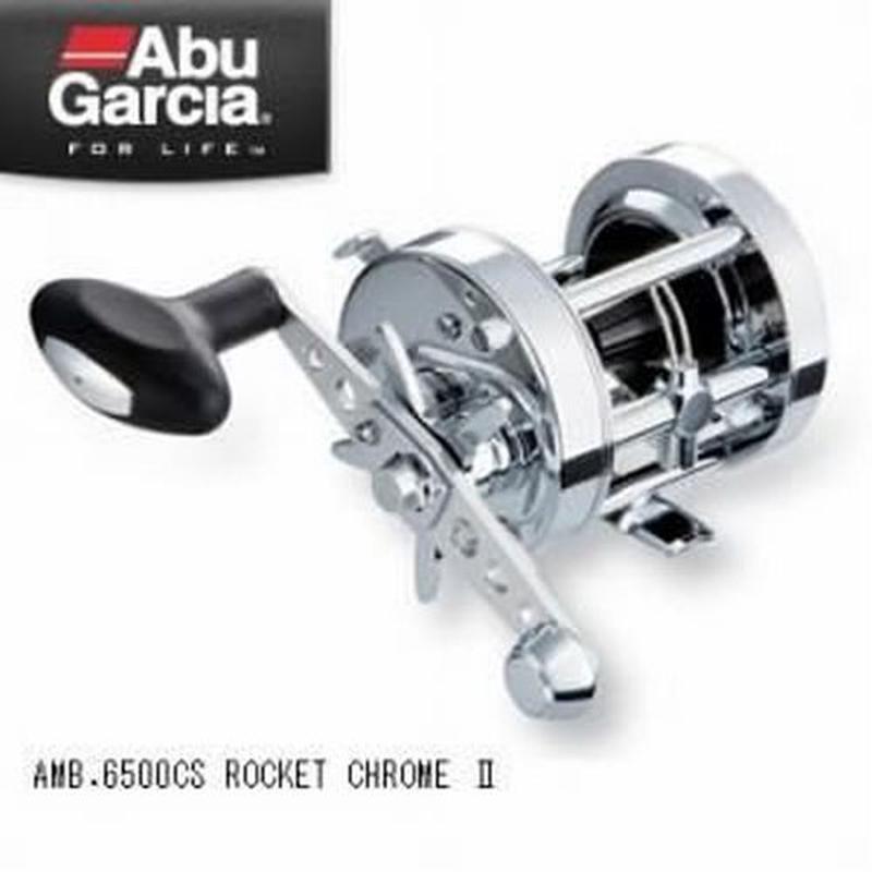 Abu Garcia AMB.6500CS ROCKET II Chrome Baitcasting Reel 0036282030251