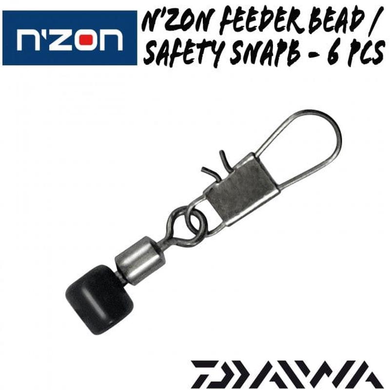 Daiwa N'Zon Feeder Bead / Safety Snap