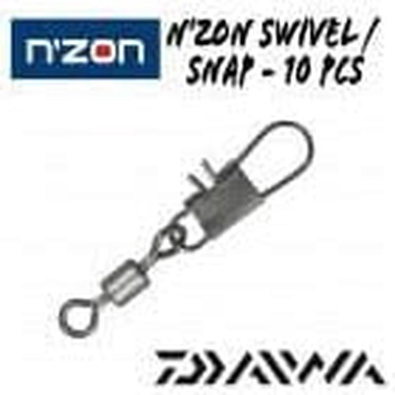 Daiwa N'Zon Swivel Snap Size 8