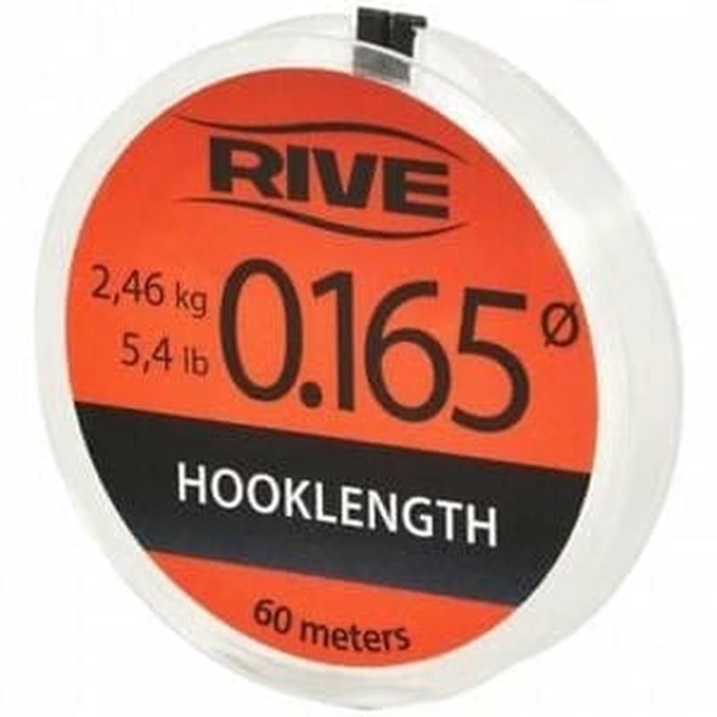 RIVE Hooklength Line 0.148 60m Transparent