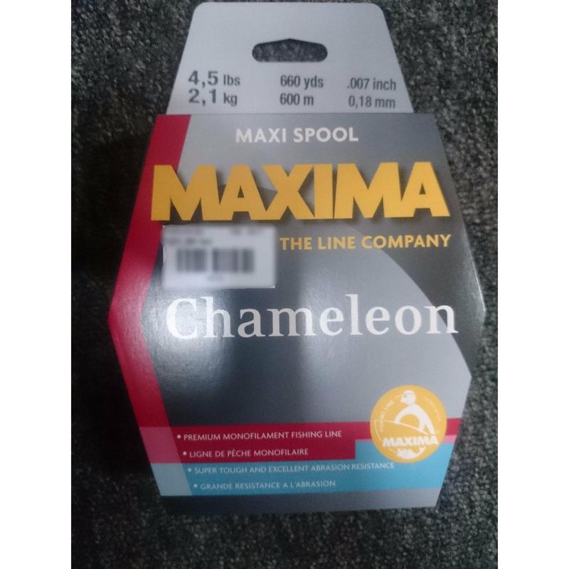 Maxima Maxi Spool Chameleon 2.1kg / 600m / 0.18mm