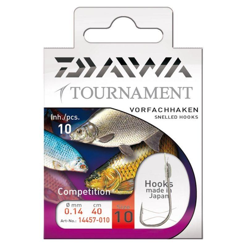 Daiwa Tournament Snelled Competition Hooks 40cm