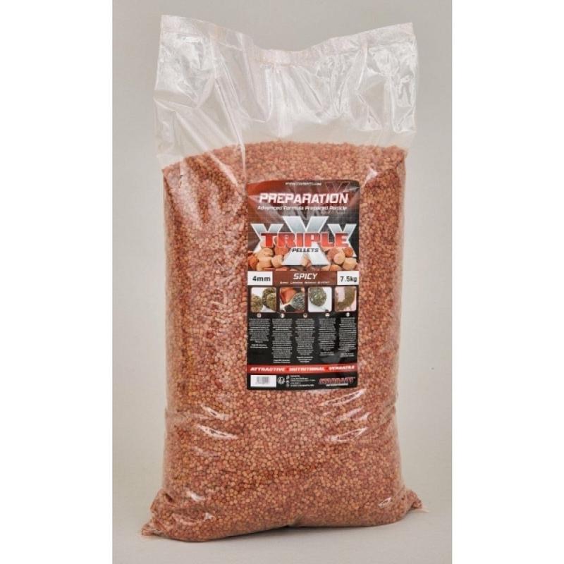 Starbaits Prep X Triple X Pellets Spicy 4mm - 7.5kg