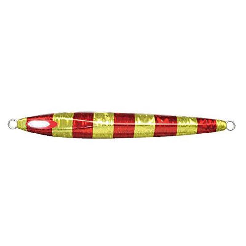 JACKALL Anchovy Metal Type-II Slow Slide Metal Jig 250g Red Gold Stripe 4525807125054