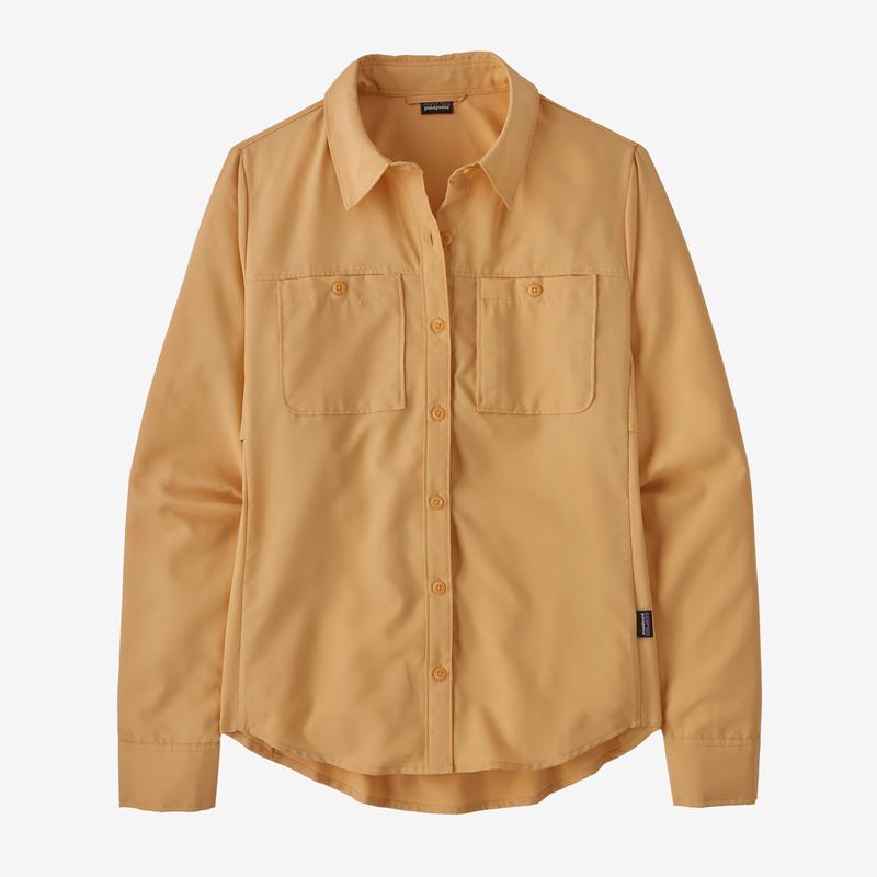 Patagonia Women's Self Guided Hike Long-Sleeve Shirt - Sandy Melon - Medium