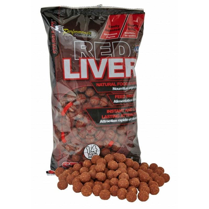 Starbaits Performance Concept Red Liver Boilies 1kg