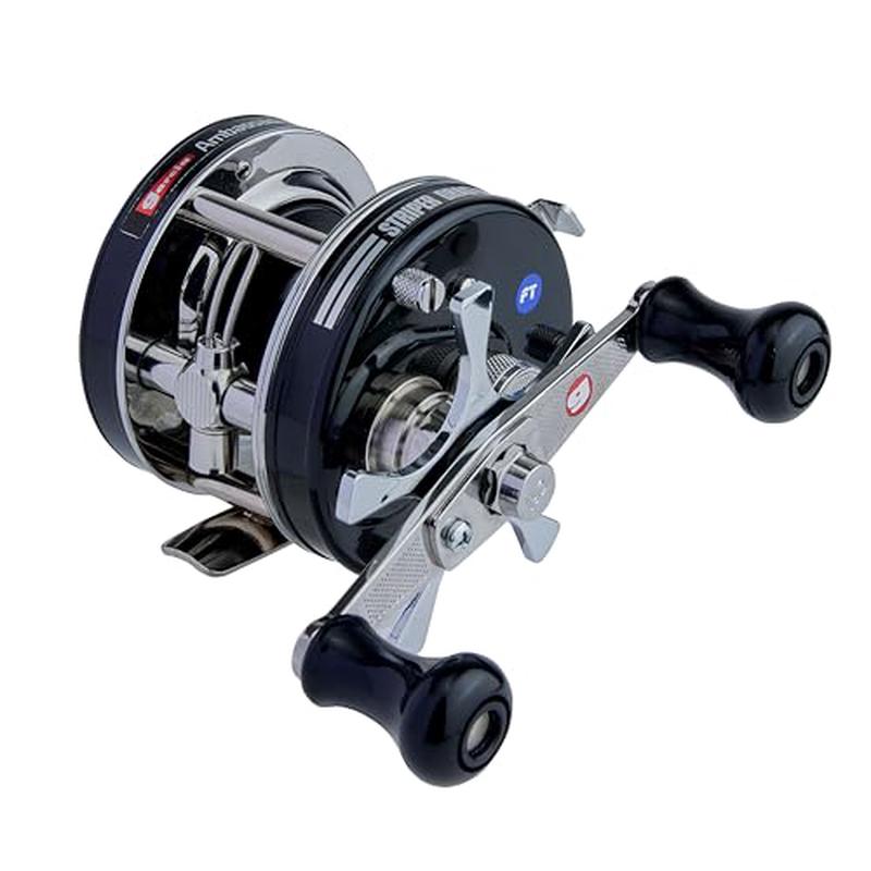 Abu Garcia Ambassadeur 4501 Striper Black Left Baitcasting Reel 0036282015920