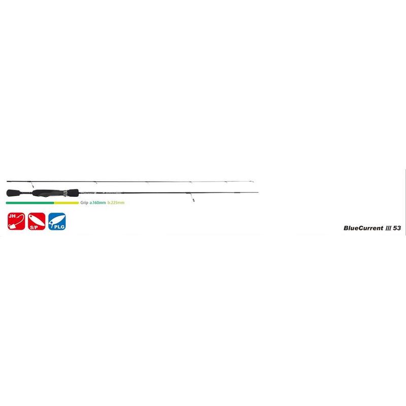 YAMAGA Blanks Blue Current III 53 Spinning Rod 4571584100005
