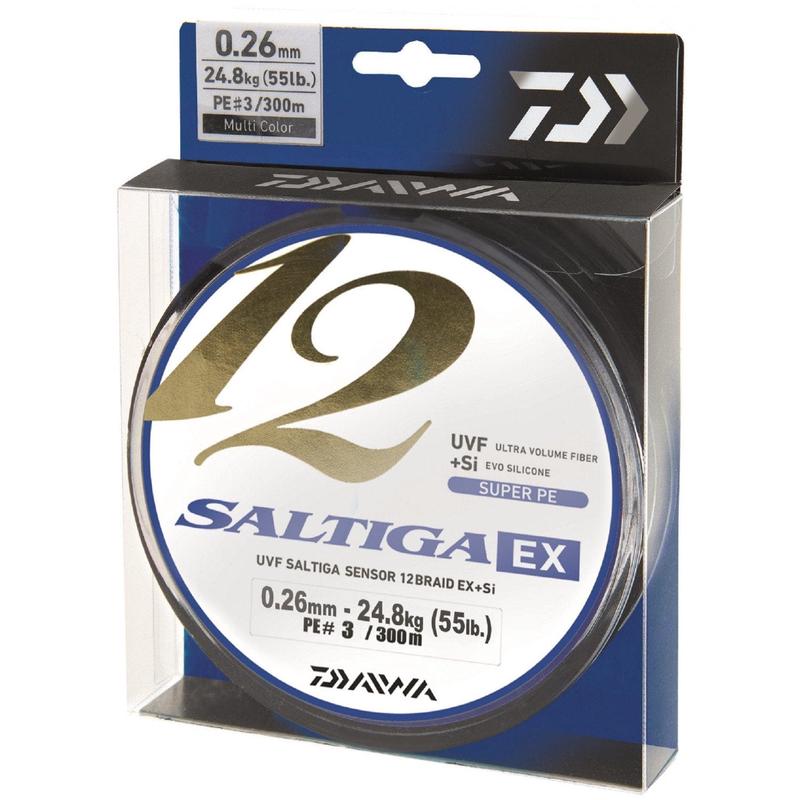 Daiwa Saltiga 12 Braid EX+Si 600m Multi-Color