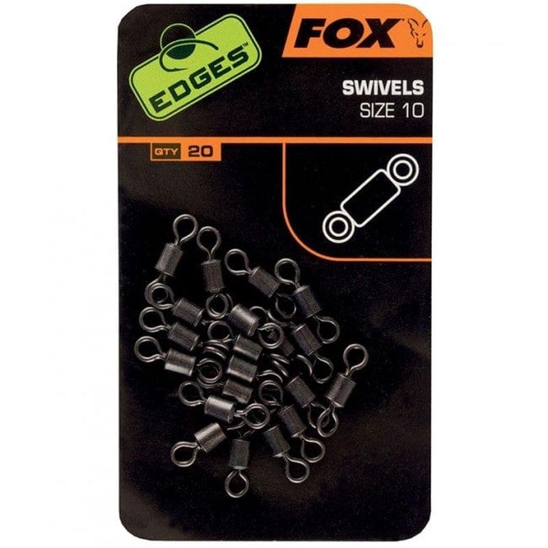 Fox Edges Swivels Size 10