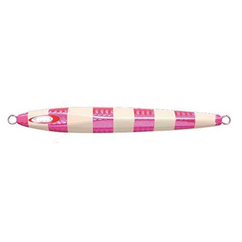 JACKALL Anchovy Metal Type-II Slow Slide Metal Jig 200g Pink Glow Stripe 4525807120509
