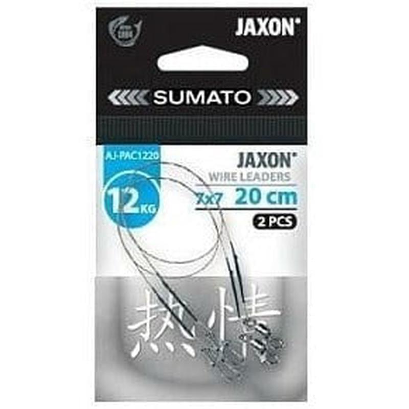Jaxon 7x7 Steel Leader 25cm 12kg (2pcs)