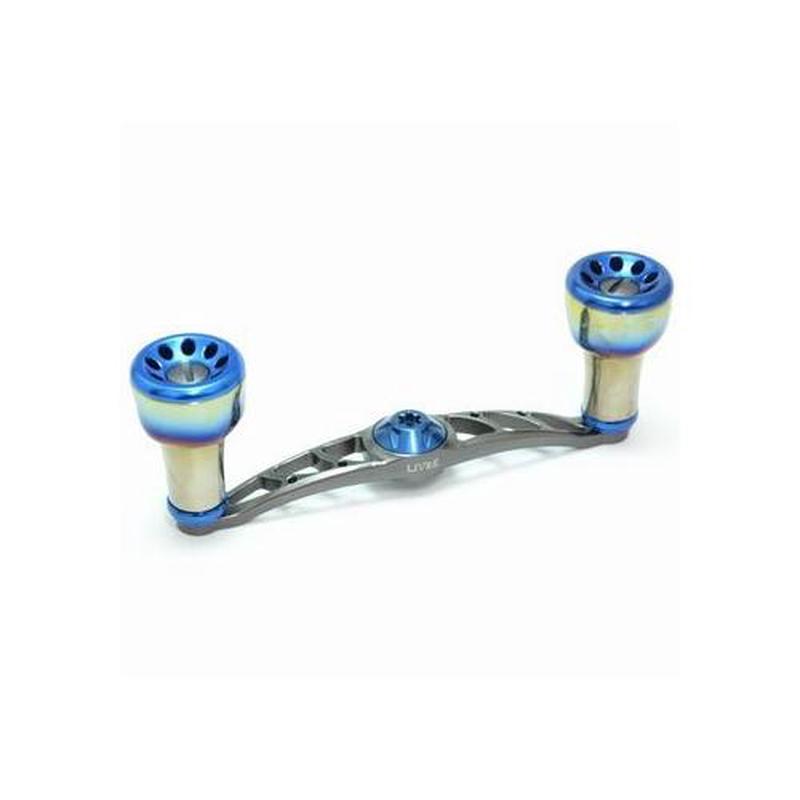 LIVRE FullComp Crank For left-handed For Daiwa 100 (Gunmetal P Blue G) 4580354499225
