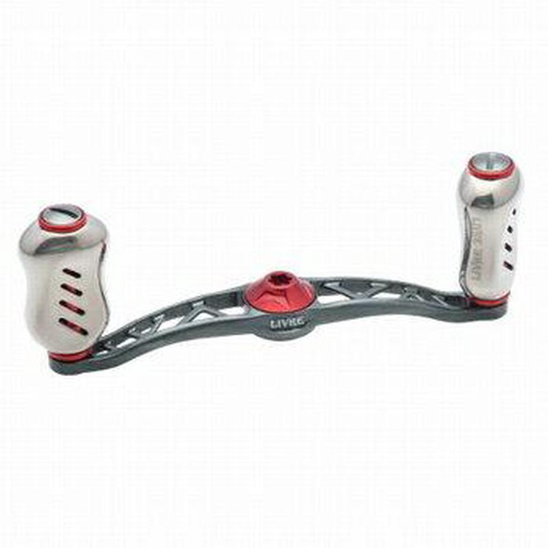LIVRE 1977 FB1F100-FI-GMR Crank Feather 100 For Daiwa B1 Gunmetal P Red G 4580421721532