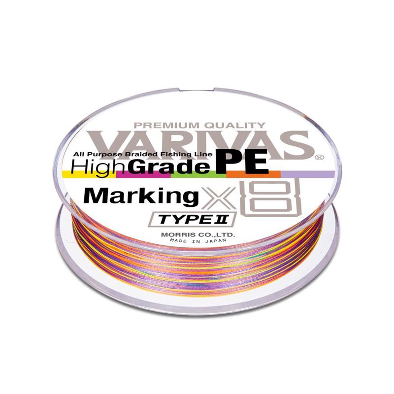 VARIVAS High Grade PE Marking Type-II X8 150m #1.5 31lb PE Braid 4513498109842
