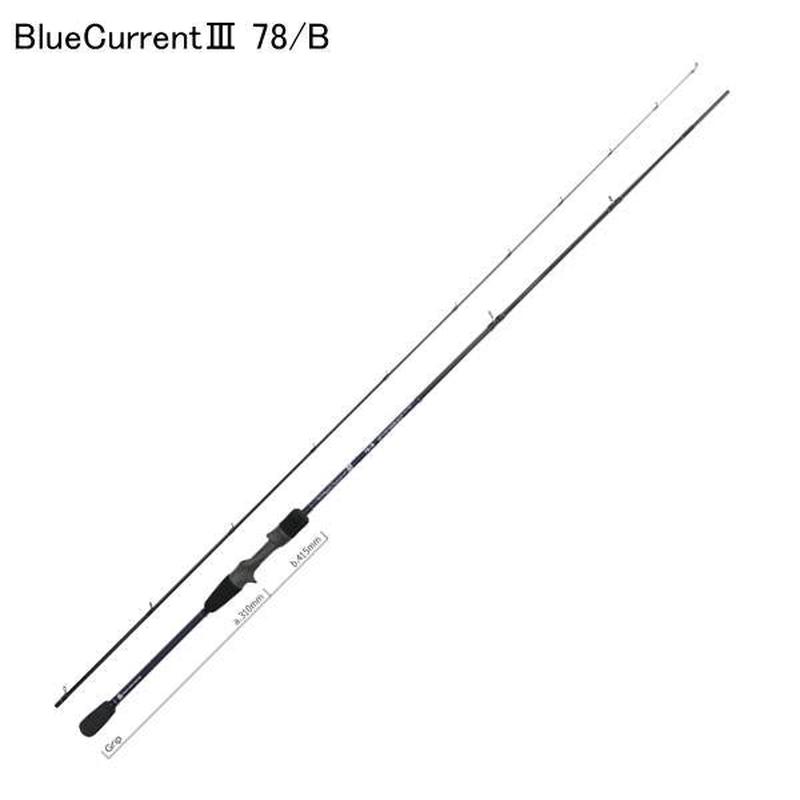 YAMAGA Blanks 24 Blue Current III 78/B Baitcasting Rod 4571584101682