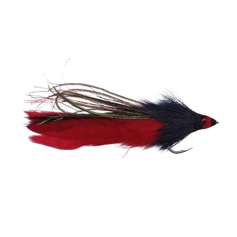 El Dorado Deceiver - Black/Red - Size 3/0
