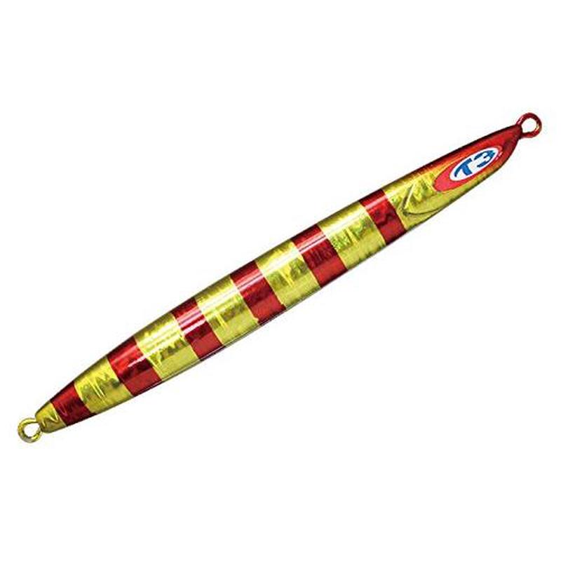 JACKALL Anchovy Metal Type-III Flutter Metal Jig 200g Red Gold Stripe 4525807140101