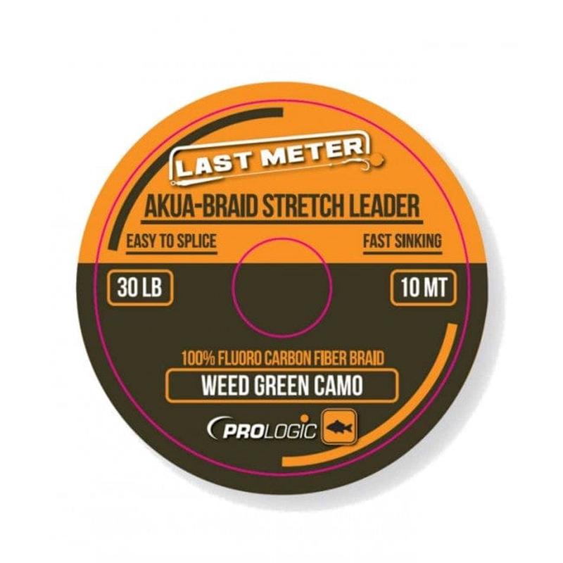 Prologic Akua-Braid Leader 10m 30lb Camo Green