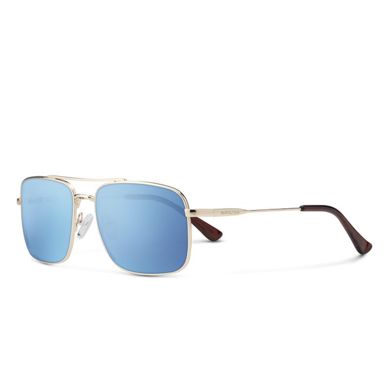 Suncloud Payback - Gold/Polarized Aqua Mirror