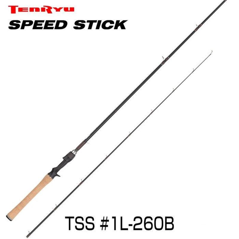TENRYU SPEEDO STICK TSS #1L-260B Baitcasting Rod for Bass 4533933021829