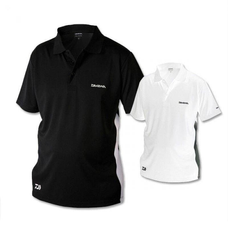 Daiwa Polo Shirt White/Black
