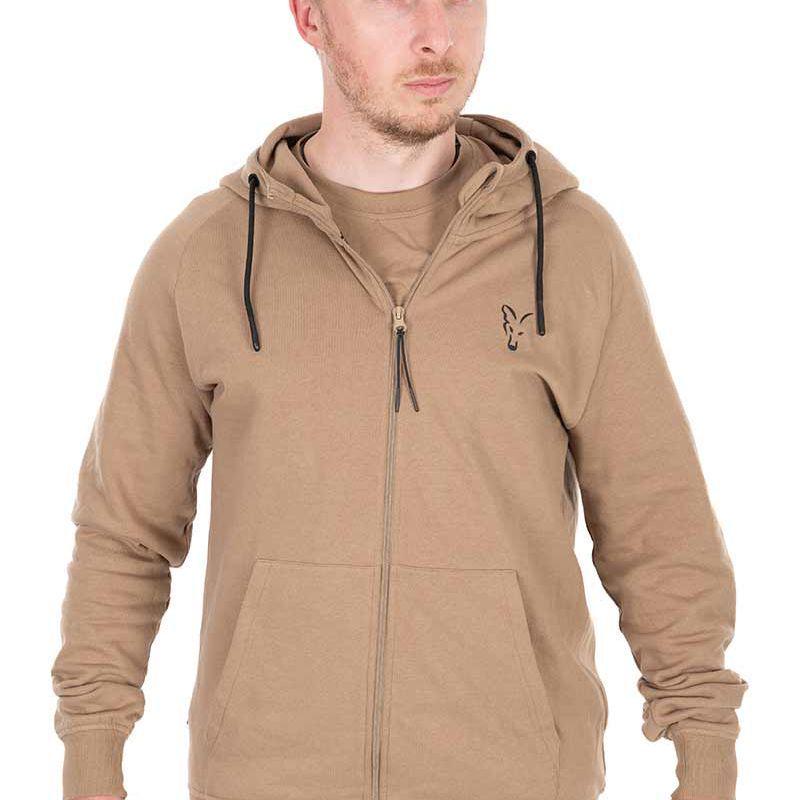 Fox Collection LW Zip Hoody - Tan Ltd