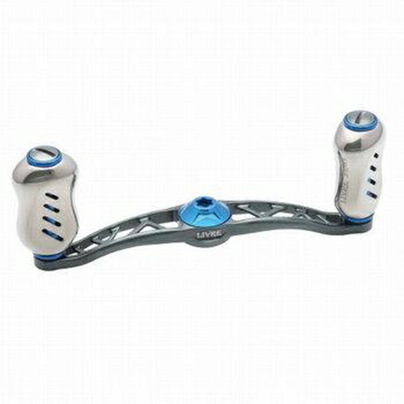 LIVRE Crank Feather 100 For left-handed For Daiwa (Gunmetal P Blue G) 4580421719676