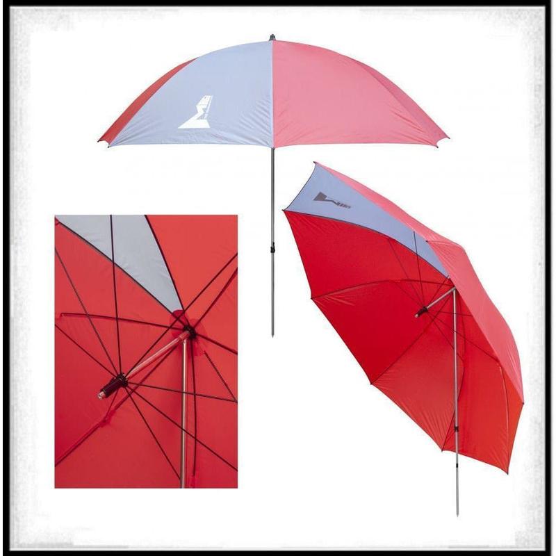MILO Kai Wave ST Umbrella 3.0m Red/Grey