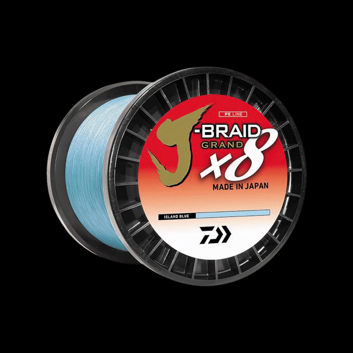 DAIWA J-BRAID GRAND 8X FS 150YD 20 LBS ISLAND BLUE