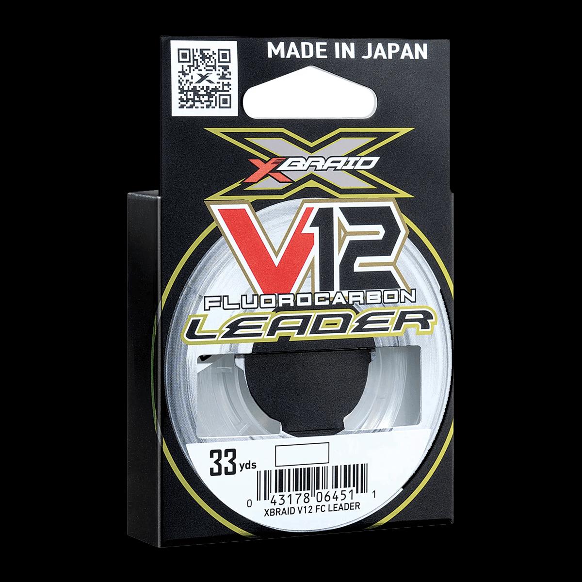 DAIWA XBRAID V12 FLUORO LEADER 33YD - LB TEST 20