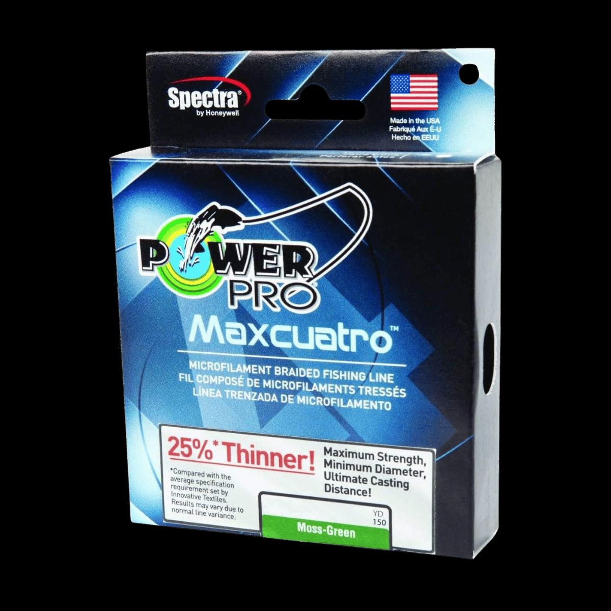 POWER PRO MAXCUATRO 150YD 80 LBS MOSS GREEN