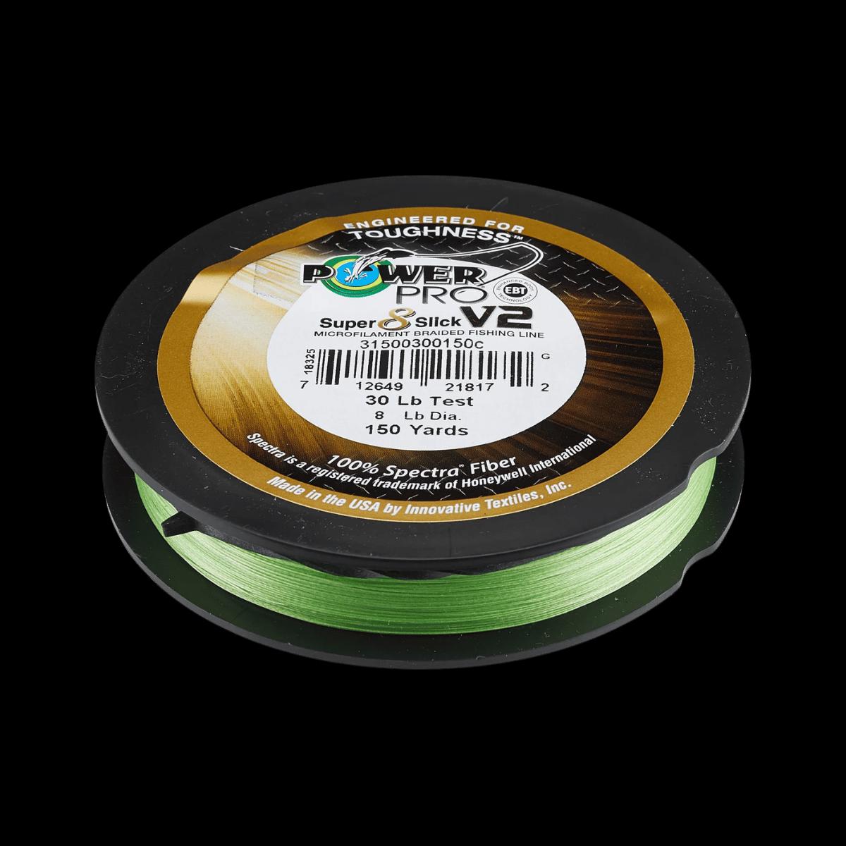 POWER PRO SUPER SLICK V2 150YD 30LB AQUA GREEN