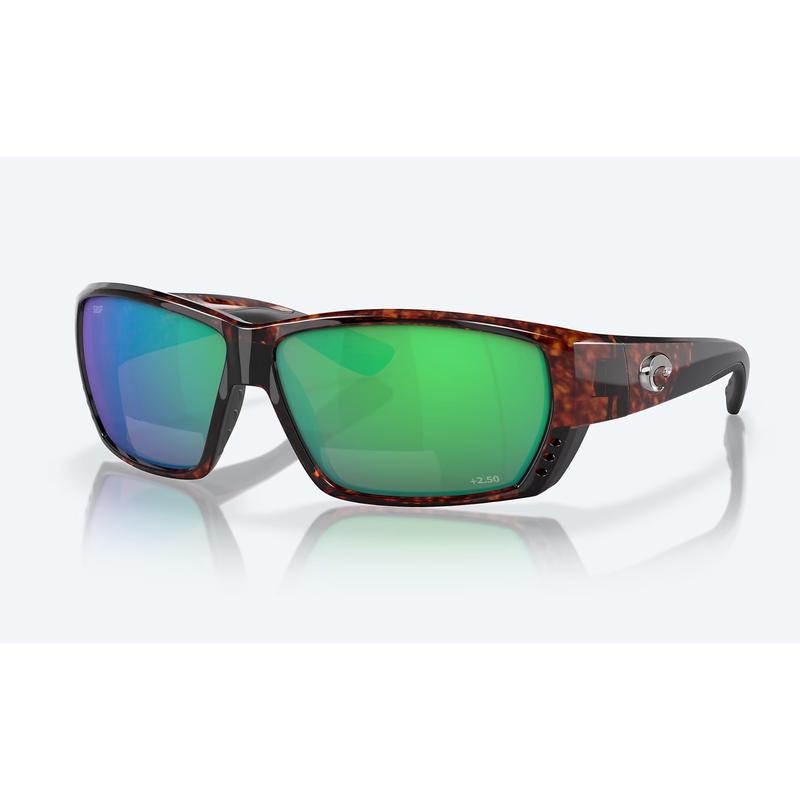 Costa Tuna Alley Readers - Tortoise/Green Mirror - 580P +2.00