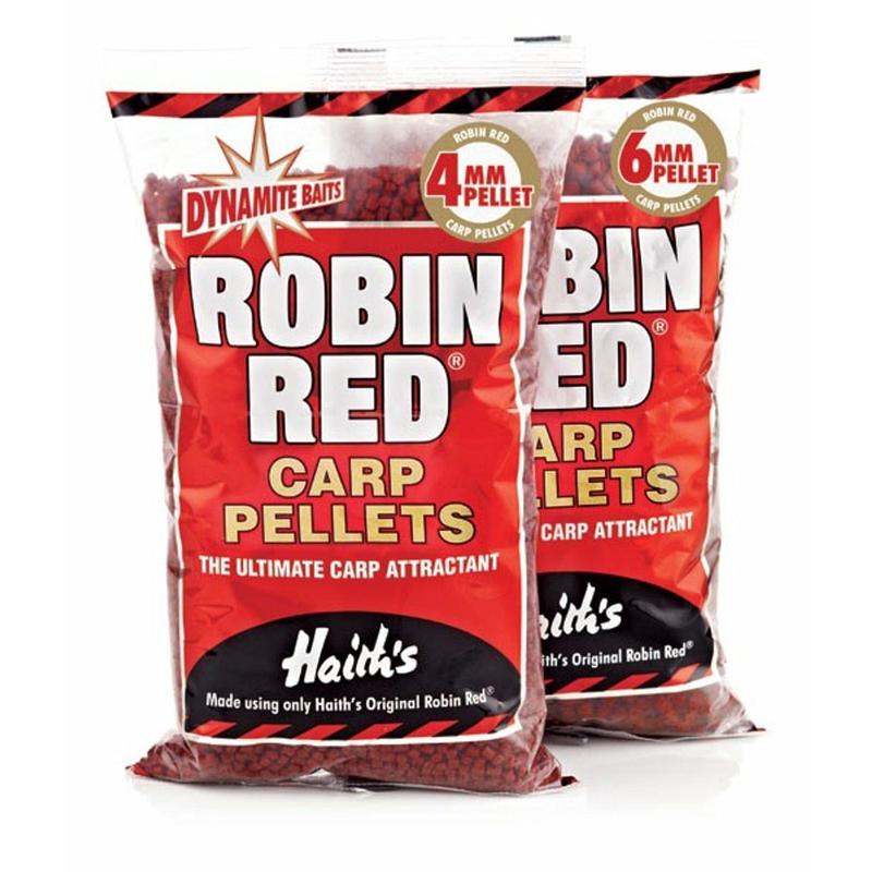 Dynamite Baits Robin Red Carp Pellets 4mm 900g NOT DRILLED
