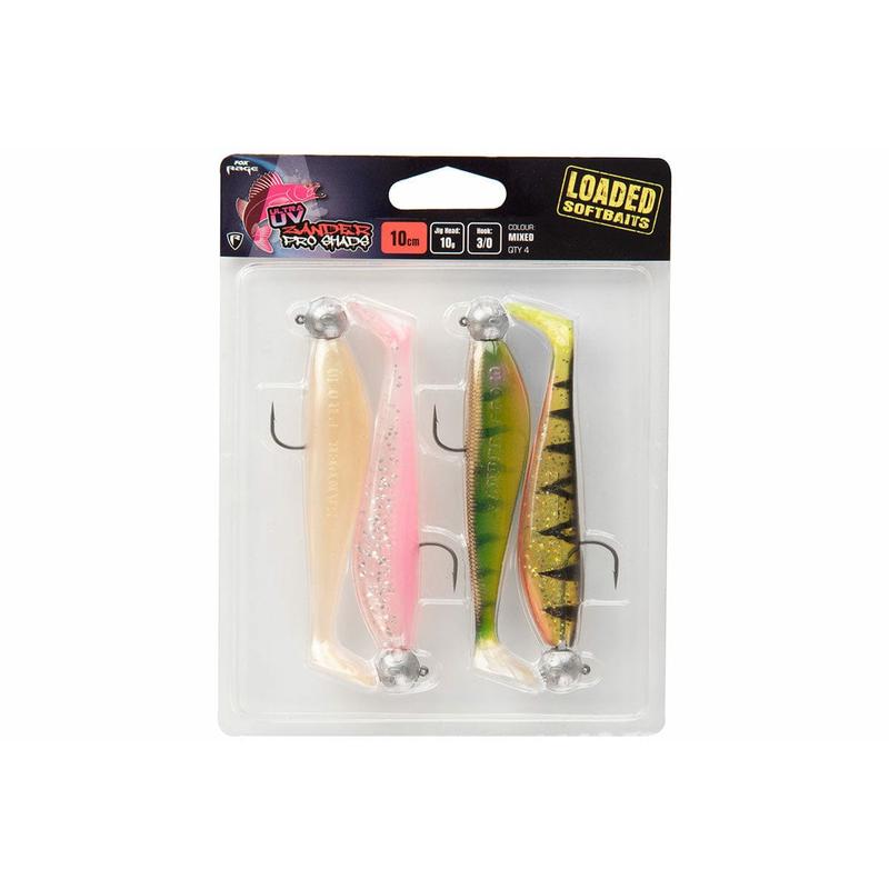 Fox Rage UV Zander PRO Loaded 10cm 10g 3pcs