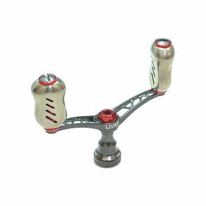 LIVRE Wing 80 Fino knob For Daiwa Gunmetal P Red G 4580421710314