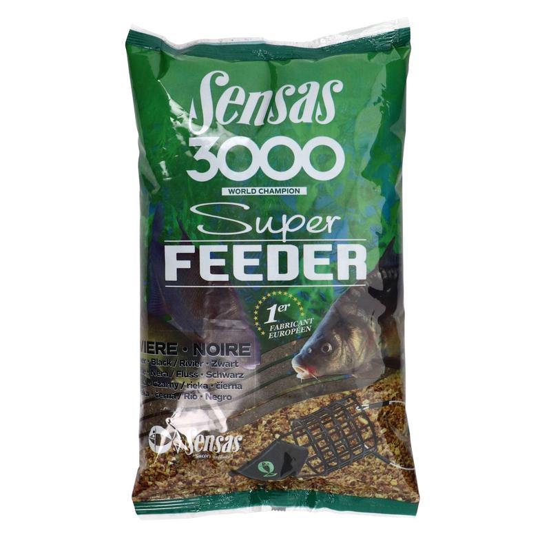 SENSAS 3000 Super Feeder River Black