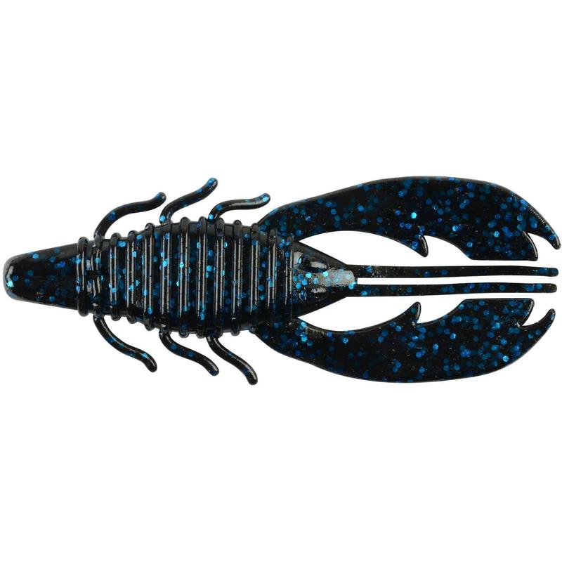 Berkley PowerBait Craw Fatty 8cm Black Blue Fleck 8pcs