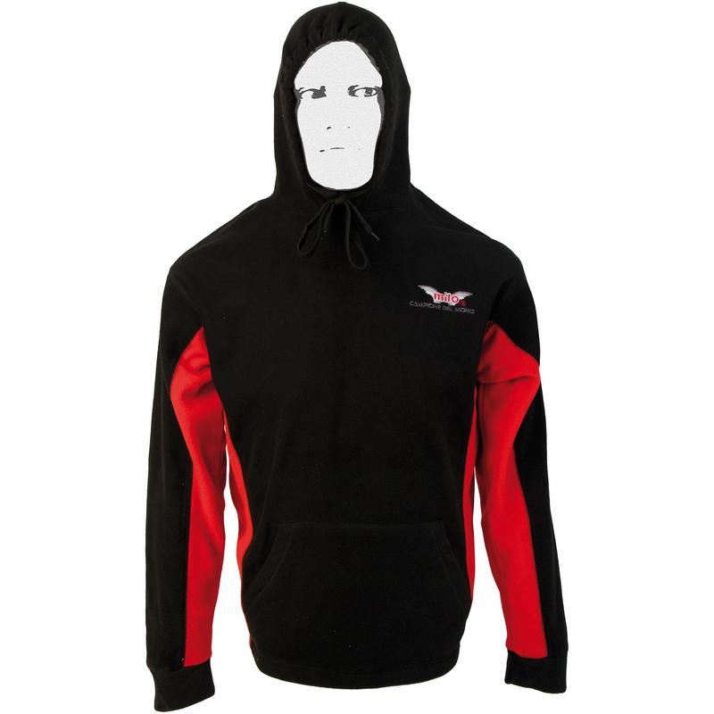 MILO Kris Rosso-Nero Fleece Hoodie