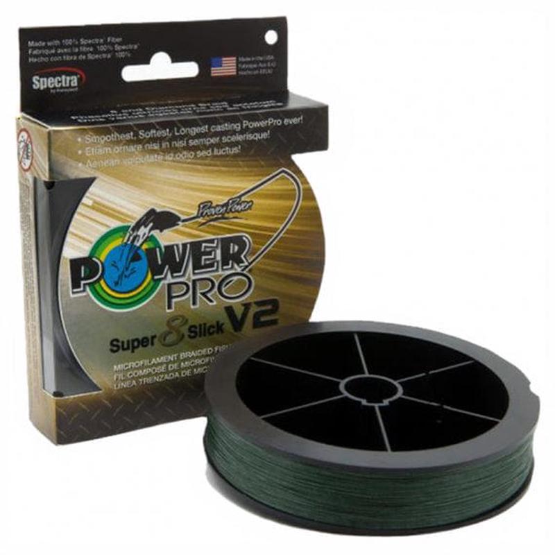 PowerPro Super 8 Slick V2 135m Moss Green