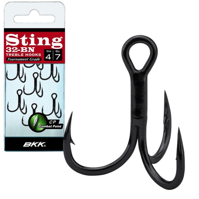 BKK Sting-32 BN Black Nickel Treble Hook
