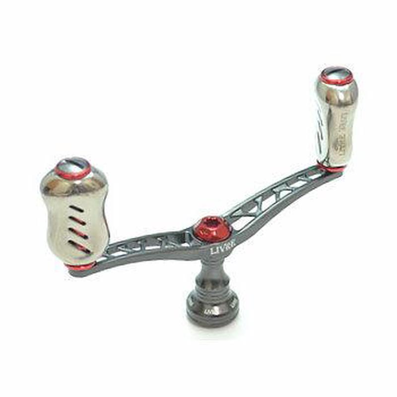 LIVRE Wing 100 Fino knob For Daiwa Gunmetal P Red G 4580421710734