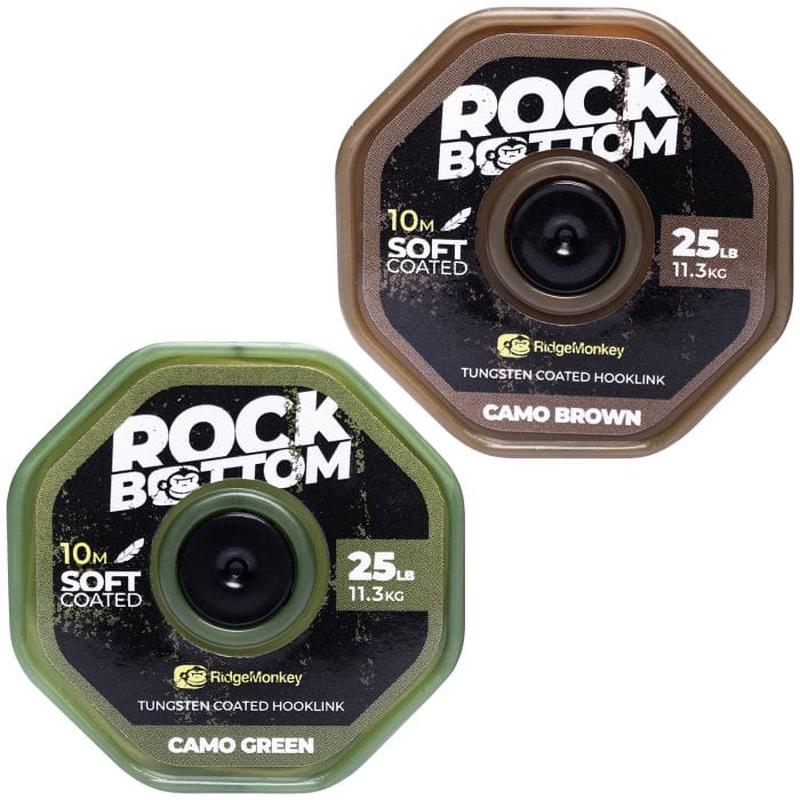 Ridge Monkey Rock Bottom Tungsten Coated Soft Camo Brown 25lb