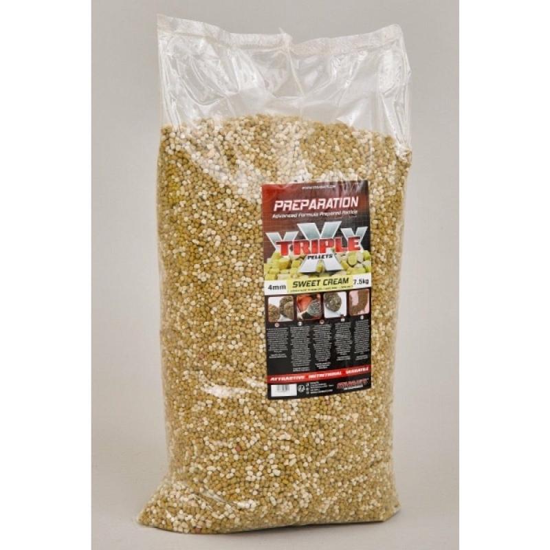Starbaits Prep X Triple X Pellets Cream 4mm - 7.5kg