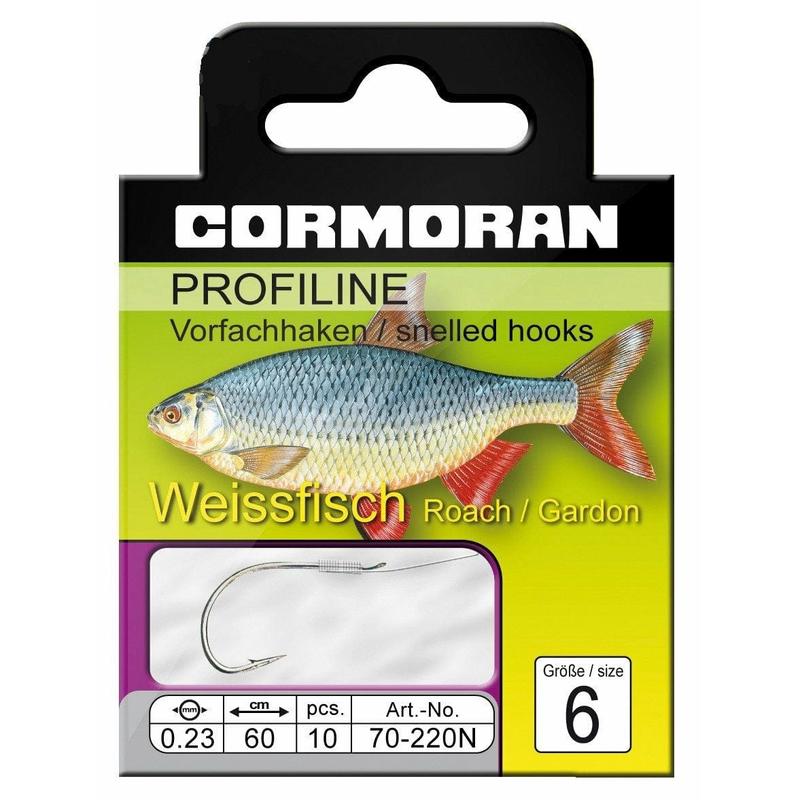 Cormoran PROFILINE Coarse Hook Nickel - Hook to Nylon