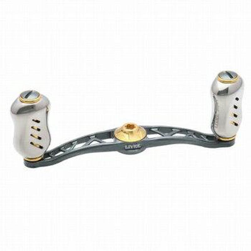LIVRE Crank Feather 100 For left-handed For Shimano (Gunmetal P Gold G) 4580421719546
