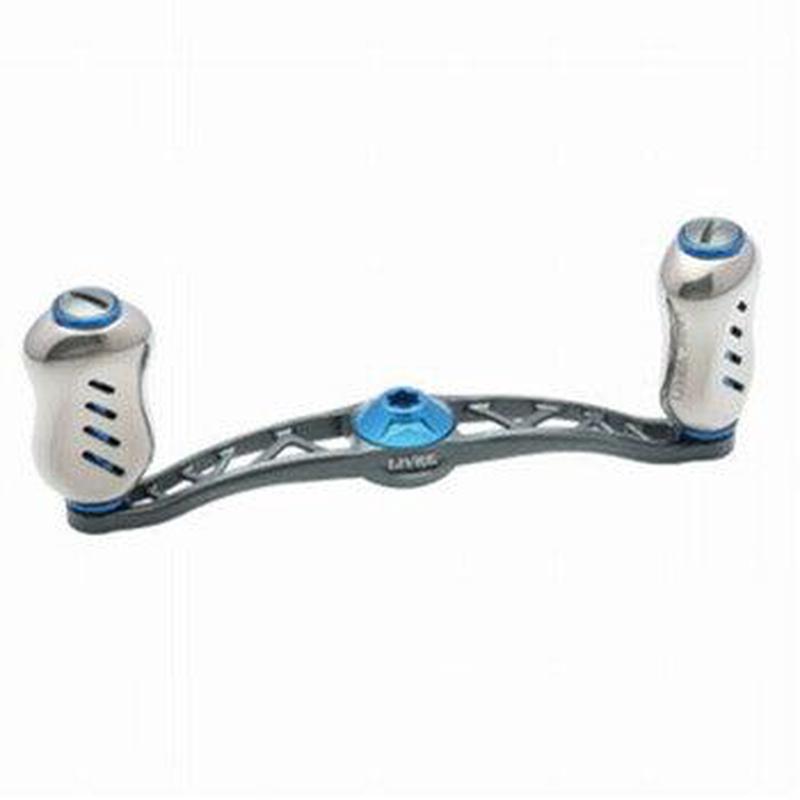 LIVRE Crank Feather 100 For right-handed For Daiwa (Gunmetal P Blue G) 4580421719614