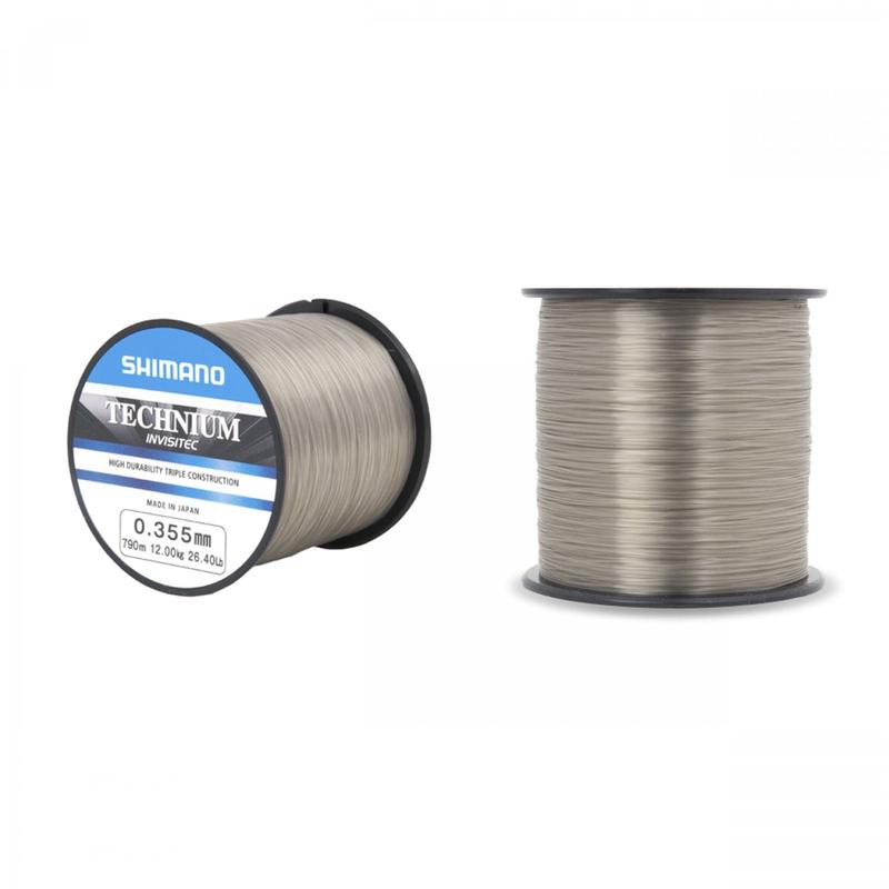 Shimano Technium Invisitec QP Low Visible Grey Monofilament Fishing Line