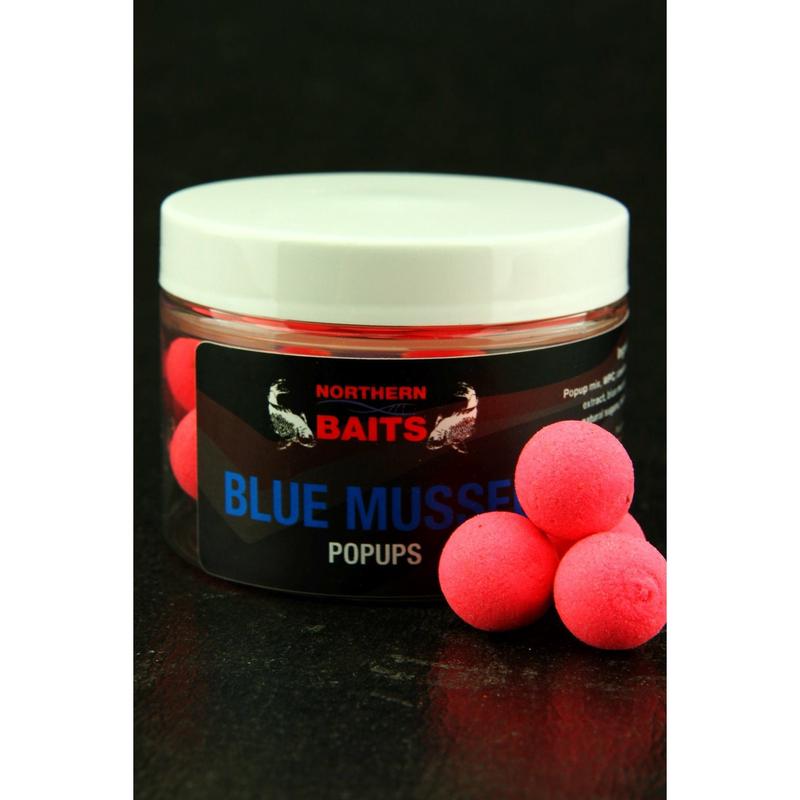 Northern Baits - Blue Mussel Popups Pink 15mm